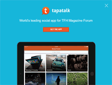 Tablet Screenshot of forums.tfhmagazine.com